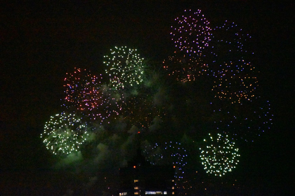 信明コーポから見た第38回世田谷区たまがわ花火大会の画像4